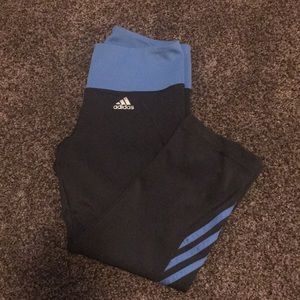 Adidas cropped athletic leggings